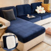 Easy Sofa Covers - Deluxe Velvet Sofa Cushion Covers for Sectionals